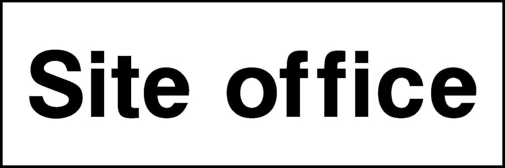 site office - Safety Decals Ltd