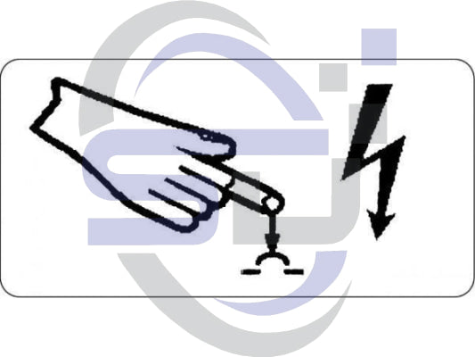 Skyjack Power Curcuit Breaker decal, P/N 117387 - Safety Decals Ltd