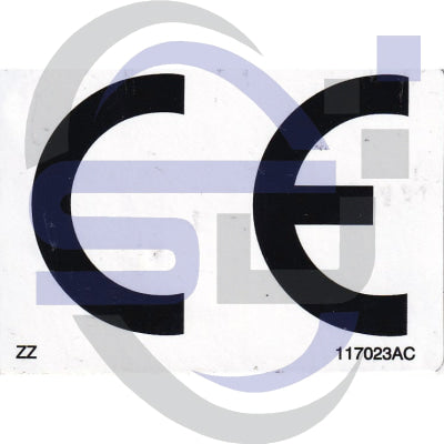 Skyjack Single Decal 117023_AC - Safety Decals Ltd