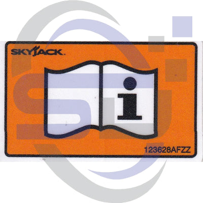 Skyjack Single Decal 123628_AFZZ - Safety Decals Ltd
