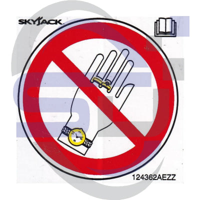 Skyjack Single Decal 124362_AEZZ - Safety Decals Ltd