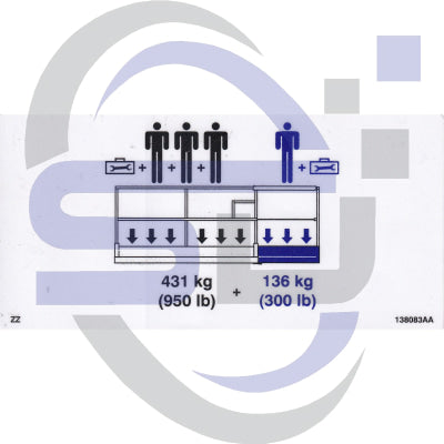 Skyjack Single Decal 138083_AA - Safety Decals Ltd