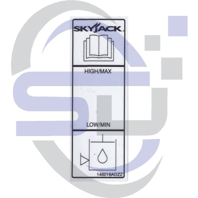 Skyjack Single Decal 146016_ADZZ - Safety Decals Ltd