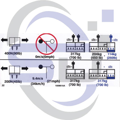 Skyjack Single Decal 155961_AA - Safety Decals Ltd