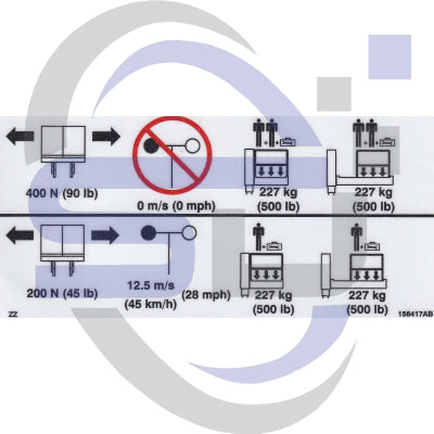 Skyjack Single Decal 156417_AB - Safety Decals Ltd