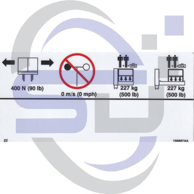 Skyjack Single Decal 156687_AA - Safety Decals Ltd