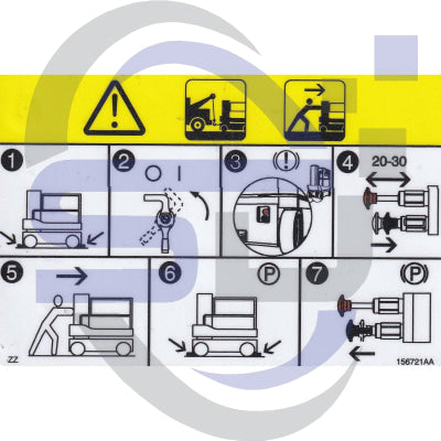 Skyjack Single Decal 156721_AA - Safety Decals Ltd