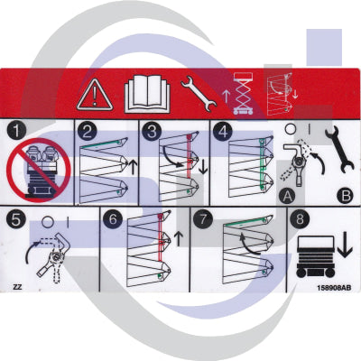 Skyjack Single Decal 158908_AB - Safety Decals Ltd