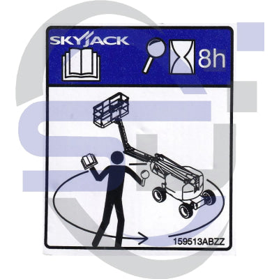 Skyjack Single Decal 159513_ABZZ - Safety Decals Ltd