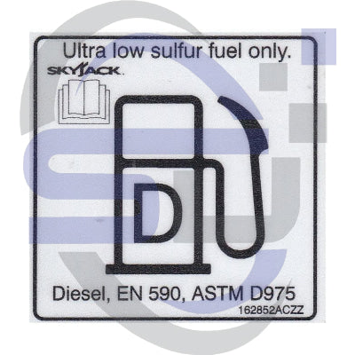 Skyjack Single Decal 162852_ACZZ - Safety Decals Ltd