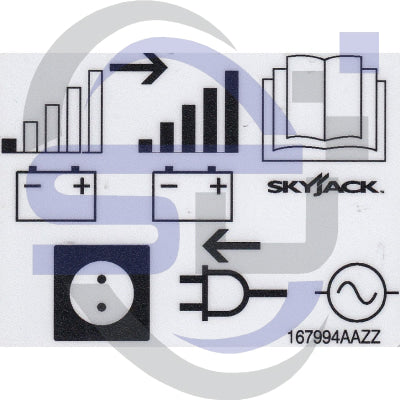 Skyjack Single Decal 167994_AAZZ - Safety Decals Ltd