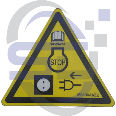 Skyjack Single Decal 169100_AAZZ - Safety Decals Ltd
