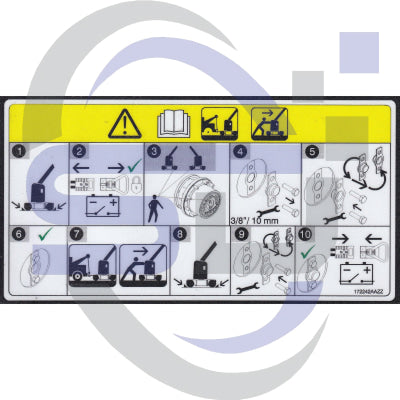 Skyjack Single Decal 172242_AAZZ - Safety Decals Ltd