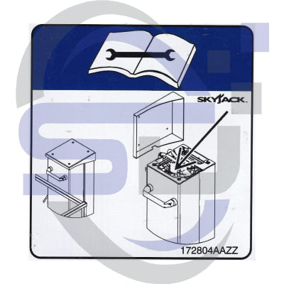 Skyjack Single Decal 172804_AAZZ - Safety Decals Ltd