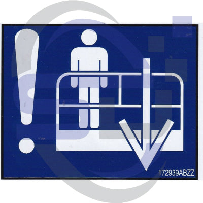 Skyjack Single Decal 172939_ABZZ - Safety Decals Ltd