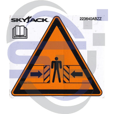 Skyjack Single Decal 223640_ABZZ - Safety Decals Ltd