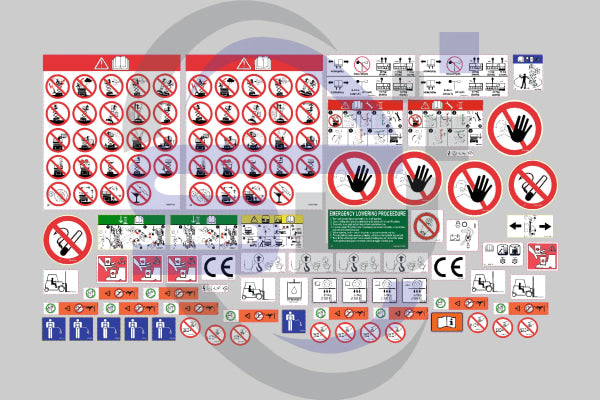 Skyjack SJ3215 Safety Decal Kit - Safety Decals Ltd