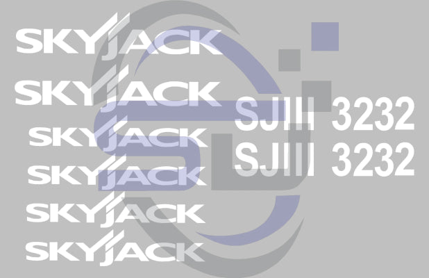 Skyjack SJ3232 Cosmetic Decal Kit - Safety Decals Ltd