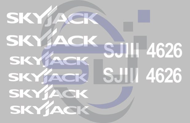 Skyjack SJ4626 Cosmetic Decal Kit - Safety Decals Ltd
