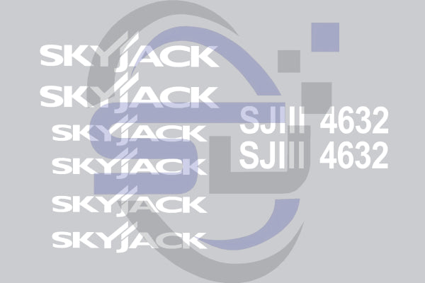 Skyjack SJ4632 Cosmetic Decal Kit - Safety Decals Ltd