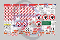 Safety Decals for Plant Machinery & Access Platforms | Safety Decals