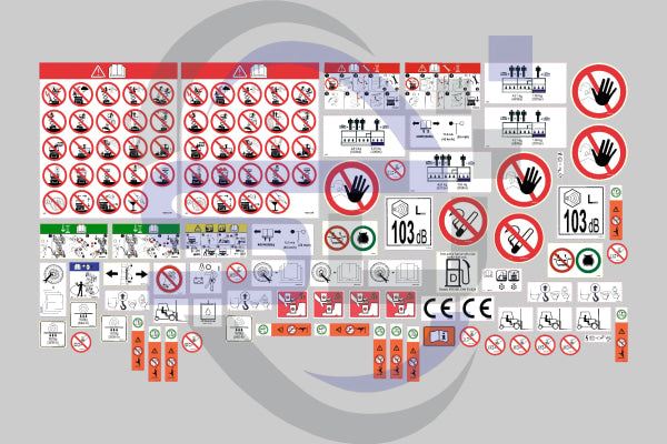 Skyjack SJ6826RT Safety Decal Kit - Safety Decals Ltd