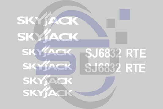 Skyjack Sj6832Rte Cosmetic Decal Kit Sticker Sj6832Rt