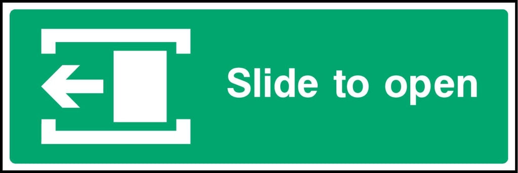 Slide to open - Safety Decals Ltd