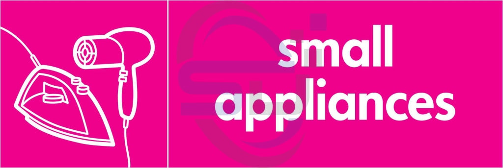 small appliances - Safety Decals Ltd