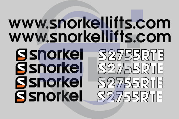 Snorkel S2755RTE Cosmetic Decal Kit - Safety Decals Ltd