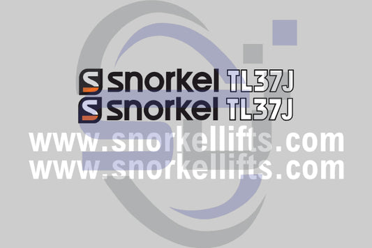 Snorkel Tl37J Safety Decal Cosmetic Sticker Kit