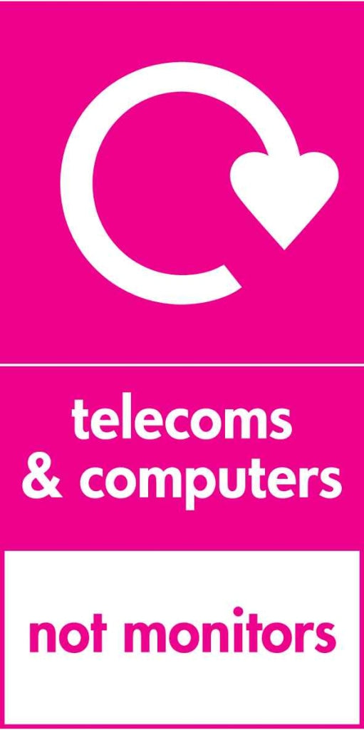 telecoms &amp; computers 
not monitors - Safety Decals Ltd