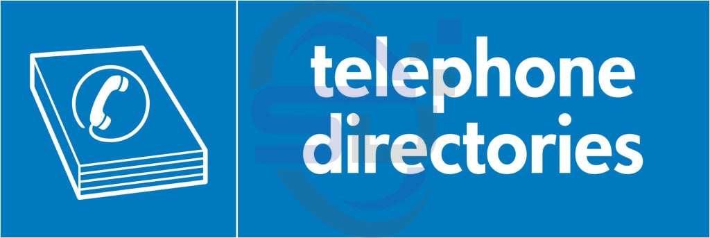 telephone directories - Safety Decals Ltd