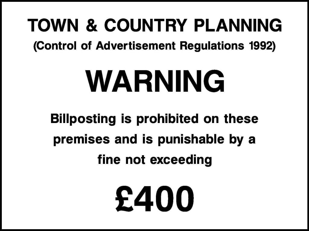 town and country planning control of advertisement regulations 1992 - Safety Decals Ltd