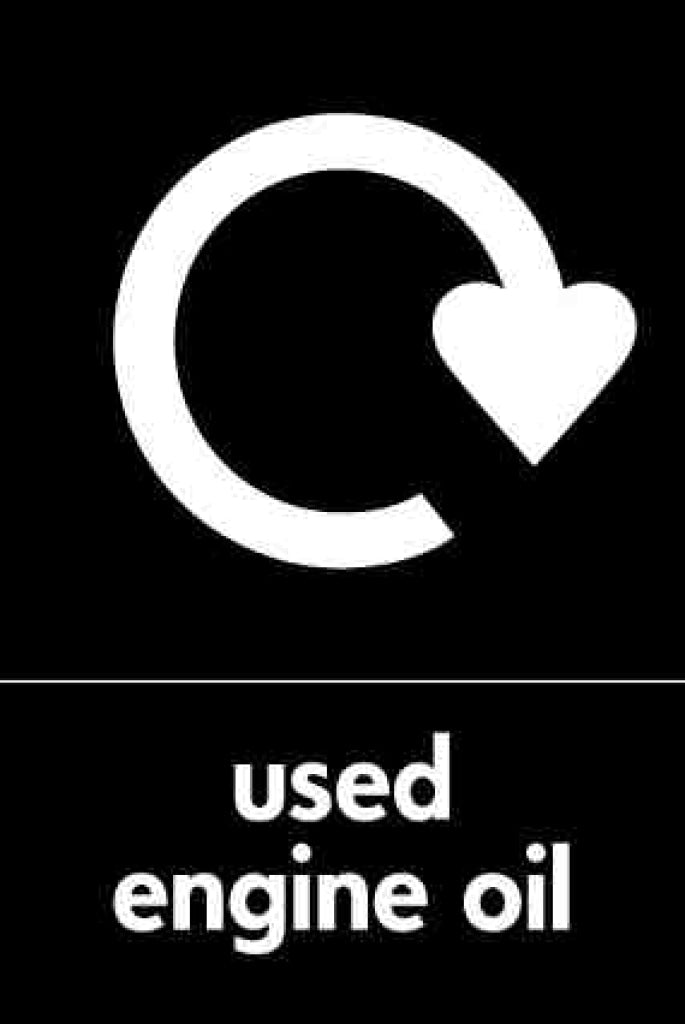 Used Engine Oil - Safety Decals Ltd