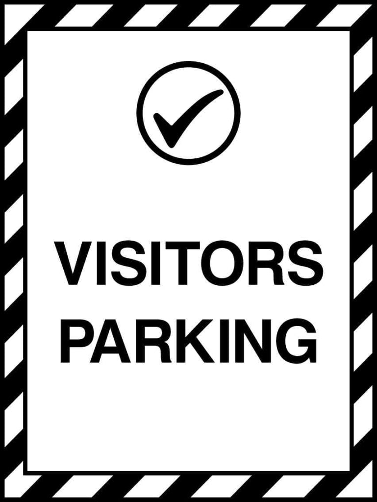VISITOR PARKING - Safety Decals Ltd