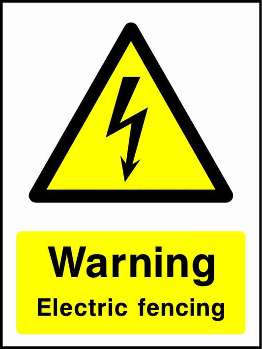 Warning Electric Fencing