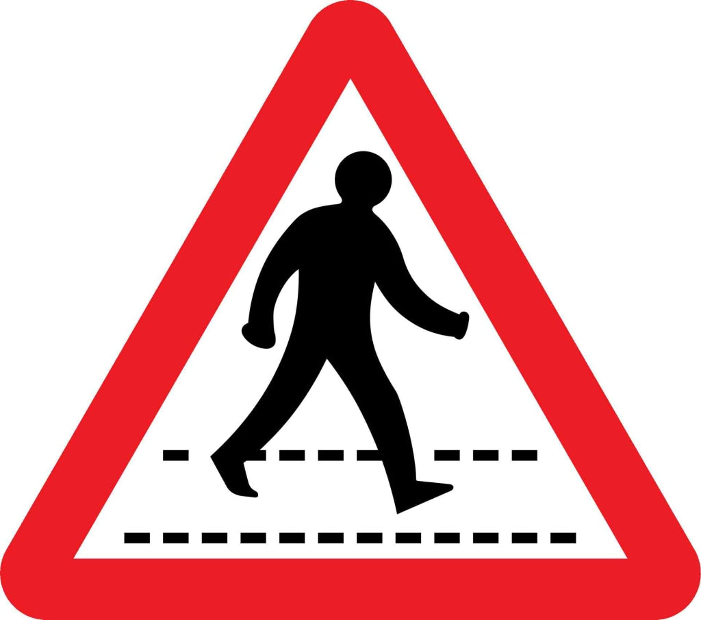 Zebra Crossing Sign - Safety Decals Ltd